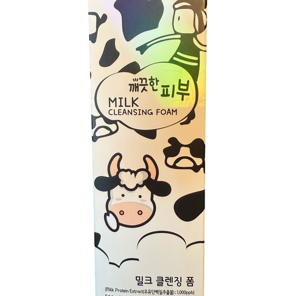 Esfolio NIB 3 Pc Korean Pure Skin Cleansing Foam Set - Milk, Snail, Vitamin C - Picture 4 of 12
